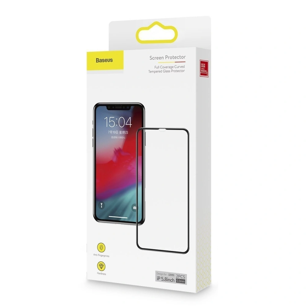 Szkło hartowane 0,3mm Baseus Apple iPhone 11 Pro 5,8 (2szt.)