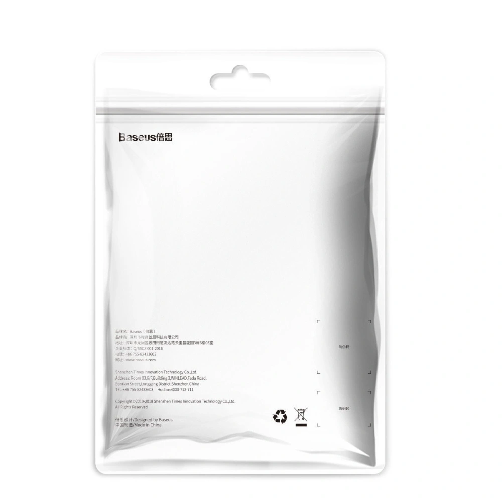 Kabel USB-C z podświetleniem LED Baseus Halo 0,25m 3A (czarny)