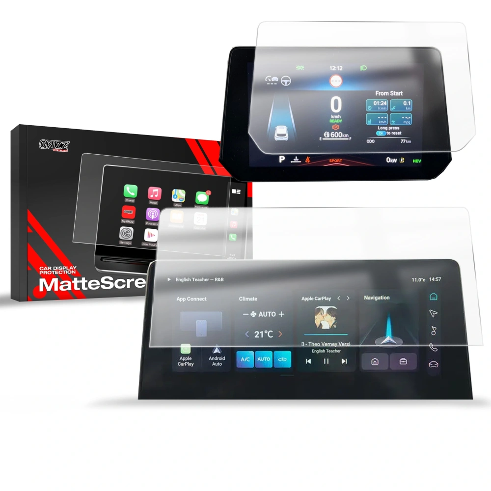 Folia matowa GrizzGlass CarDisplay Protection do MG 3 10,25" 2024-2025 [2w1]