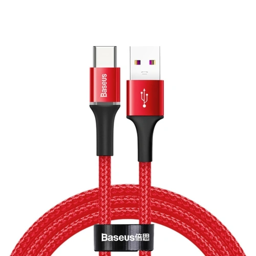 Buy Baseus halo data HW flash charge cable USB For Type-C 40W 1m Red - BSU1079RED - {ean13} - Home Screen Store Europe