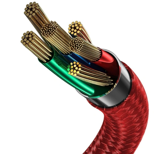 Buy Baseus halo data HW flash charge cable USB For Type-C 40W 1m Red - BSU1079RED - {ean13} - Home Screen Store Europe