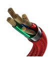Kup Kabel USB-C z podświetleniem LED Baseus Halo do Huawei SuperCharge, 5A, 1m, 40W (czerwony) - BSU1079RED - {ean13} - Sklep Home Screen