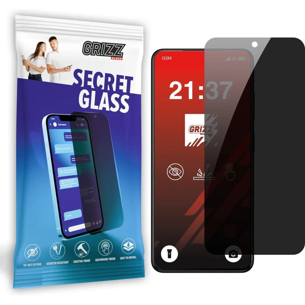Matowe szkło prywatyzujące GrizzGlass SecretGlass do HMD Fusion