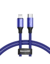 Kabel USB-C do Lightning PD Baseus Yiven, 2A, 1m (modrý)