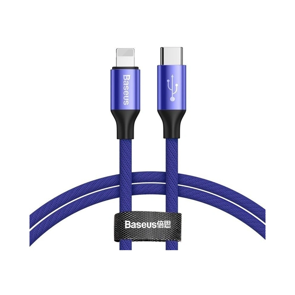 Kabel USB-C do Lightning PD Baseus Yiven, 2A, 1m (niebieski)