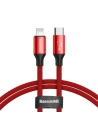 USB-C a Lightning PD kábel Baseus Yiven, 2A, 1m (piros)