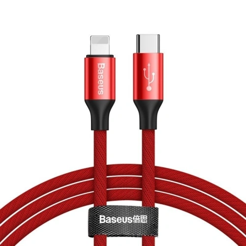 Kup USB-C to Lightning PD kábel Baseus Yiven, 2A, 2m (piros) - BSU1087RED - {ean13} - Sklep Home Screen