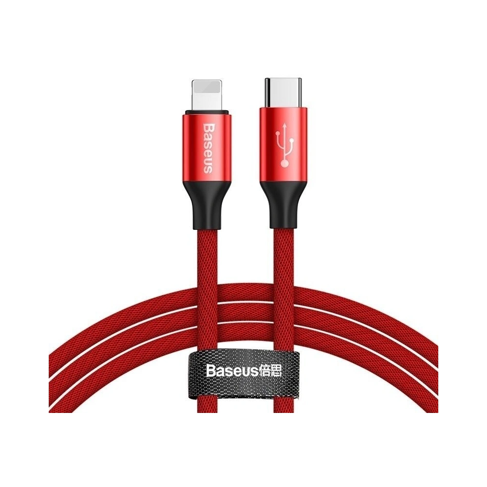 Kabel USB-C do Lightning PD Baseus Yiven, 2A, 2m (czerwony)