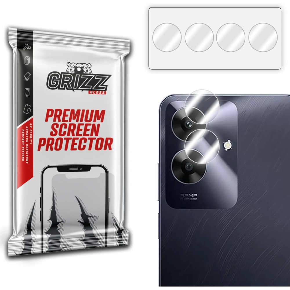 Szkło na aparat GrizzGlass HybridGlass Camera do Realme Note 60