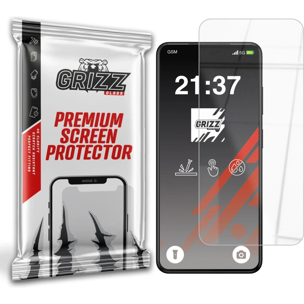 Szkło hybrydowe GrizzGlass HybridGlass do HMD Fusion