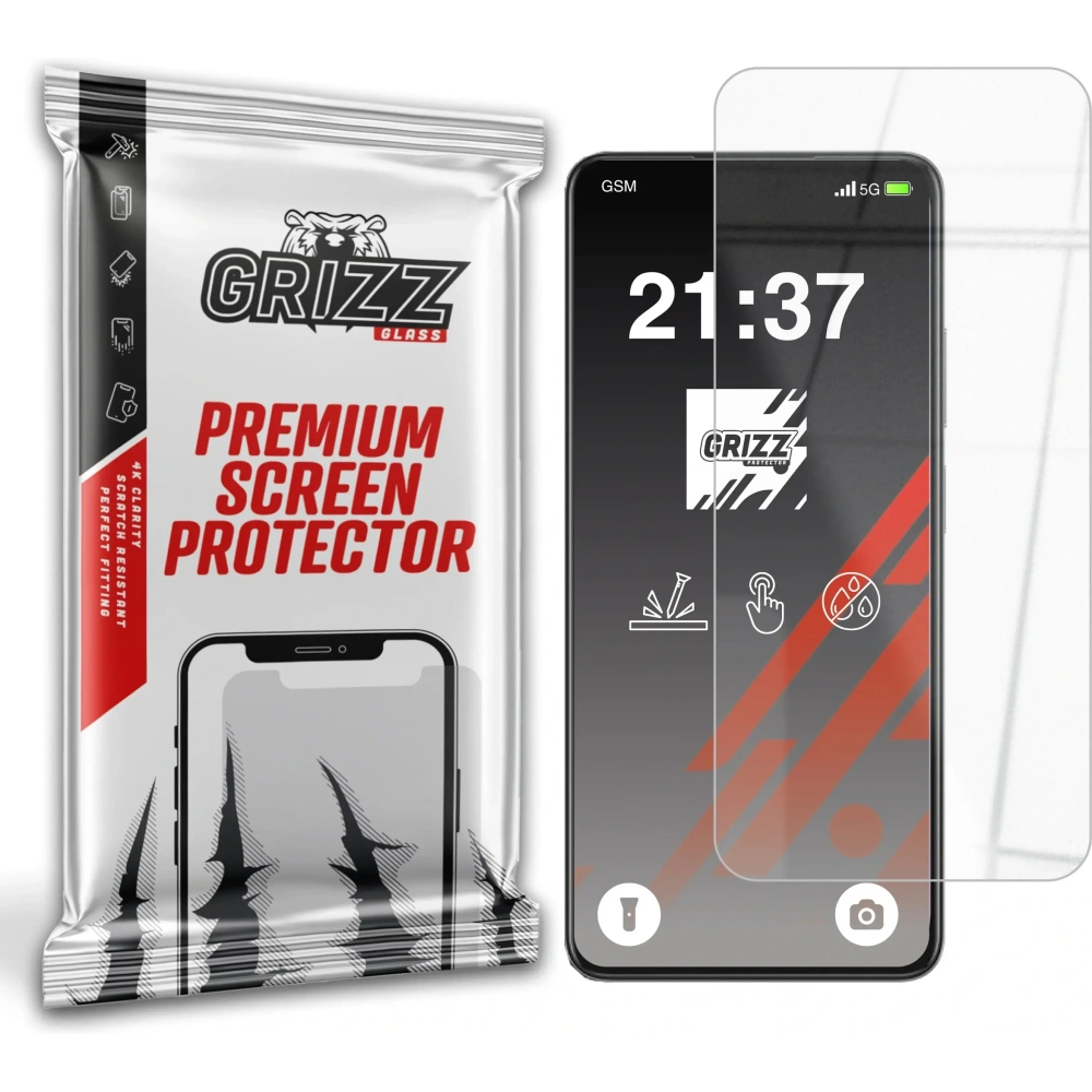 Szkło hybrydowe GrizzGlass HybridGlass do Oppo A80