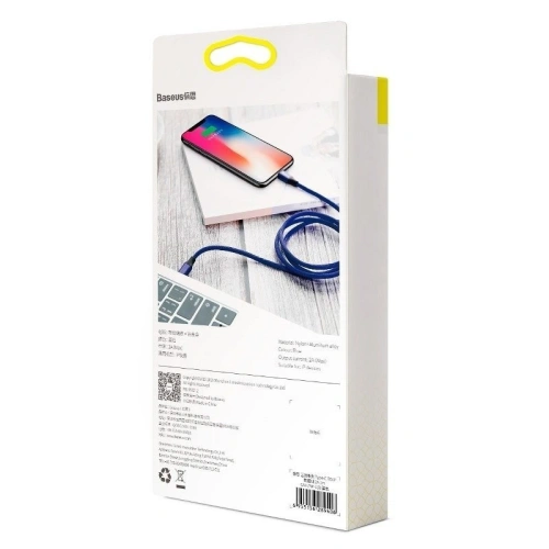 Kup Kabel USB-C do Lightning PD Baseus Yiven, 2A, 2m (modrý) - BSU1088BLU - {ean13} - Sklep Home Screen