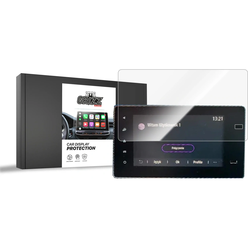 Folia ceramiczna GrizzGlass CarDisplay Protection do Renault Express 2 8" (2021-2025)