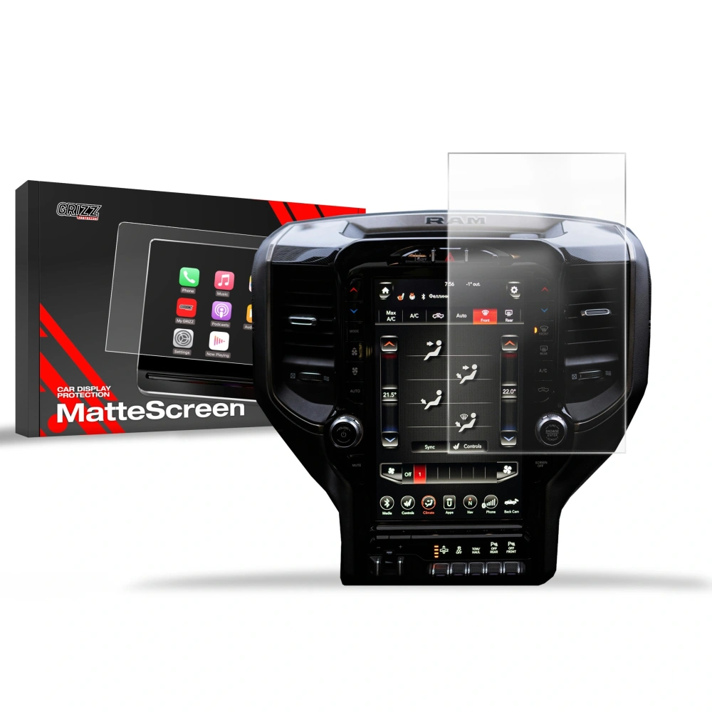 Folia matowa GrizzGlass CarDisplay Protection do Dodge Ram TRX 12,3" 2019-2025