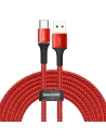Baseus halo data cable USB For Type-C 2A 3m Red