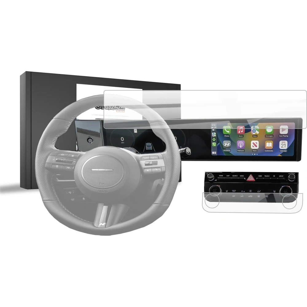 Folia ceramiczna GrizzGlass CarDisplay Protection do Hyundai Tucson 12,3" 2024-2025 [2w1]