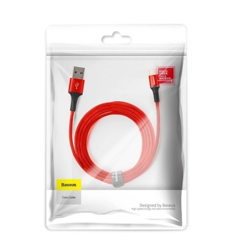Buy Baseus halo data cable USB For Type-C 2A 3m Red - BSU1091RED - {ean13} - Home Screen Store Europe