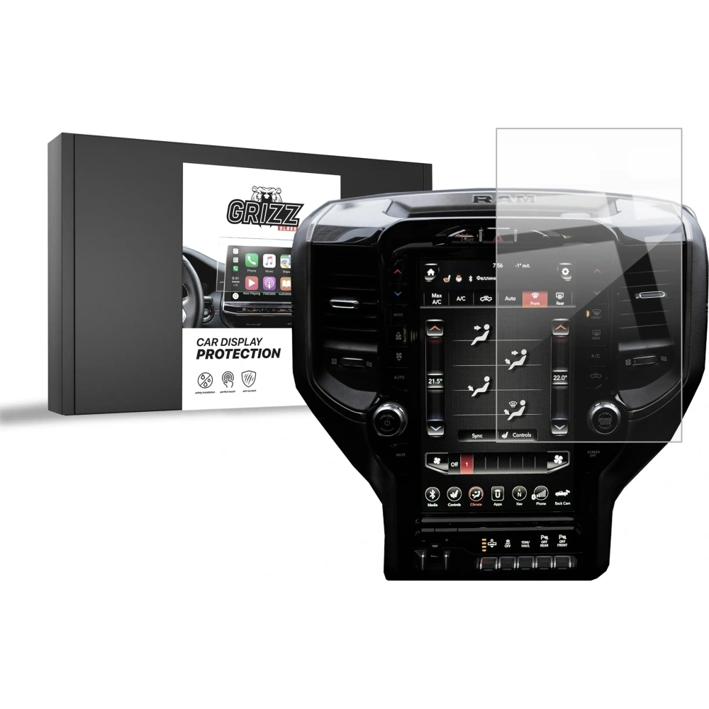 Folia ceramiczna GrizzGlass CarDisplay Protection do Dodge Ram 1500 12,3" 2019-2025