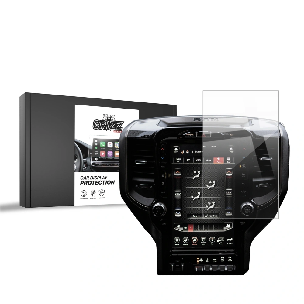 Folia ceramiczna GrizzGlass CarDisplay Protection do Dodge Ram 3500 12,3"(2019-2025)