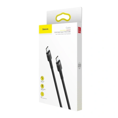 Kup Kabel USB-C PD Baseus Cafule PD 2.0, QC 3.0, 60W, 2m (czarno-szary) - BSU1093BLKGRY - {ean13} - Sklep Home Screen