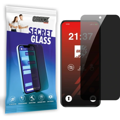 Matowe szkło prywatyzujące GrizzGlass SecretGlass do Tecno Pova 6 Neo 5G Matowe szkło prywatyzujące GrizzGlass SecretGlass do Tecno Pova 6 Neo 5G