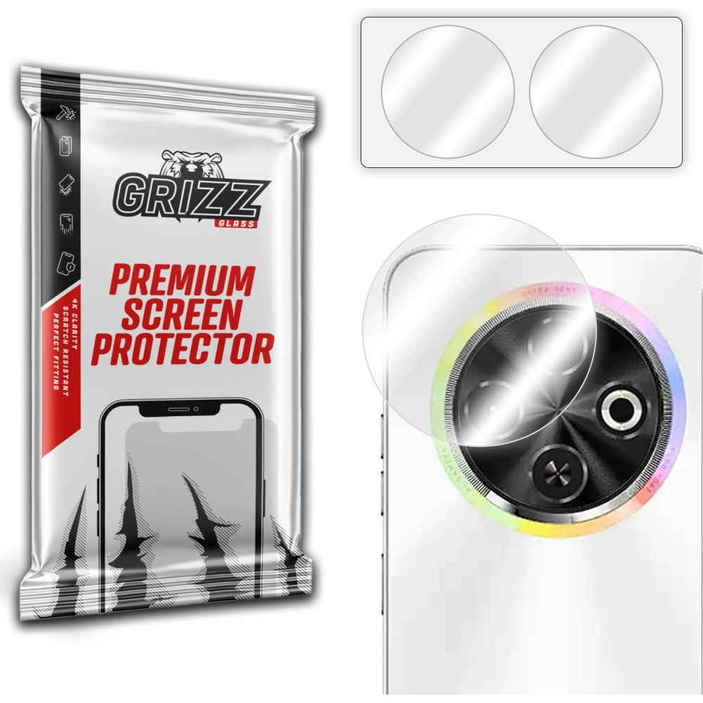 Szkło na aparat GrizzGlass HybridGlass Camera do Tecno Spark 30C