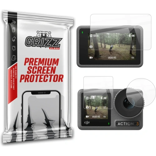 Kup Szkło hybrydowe GrizzGlass HybridGlass do DJI Osmo Action 3 - GRZ11542 - {ean13} - Sklep Home Screen