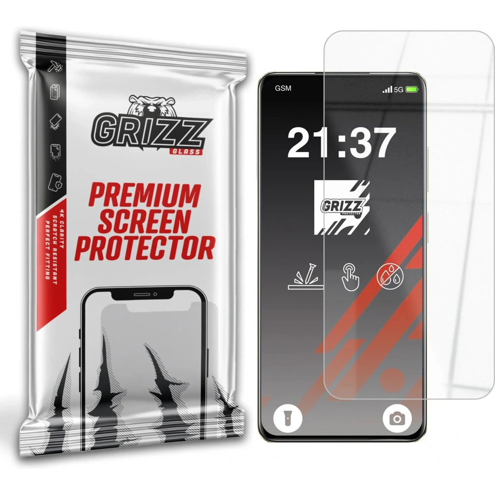 Szkło hybrydowe GrizzGlass HybridGlass do Realme V60