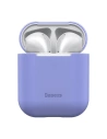 Baseus Apple Schutzhülle Ultrathin für Kopfhörer AirPods (lila)