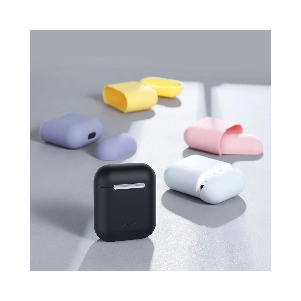 Etui ochronne Baseus Ultrathin na słuchawki Apple AirPods (fioletowe)
