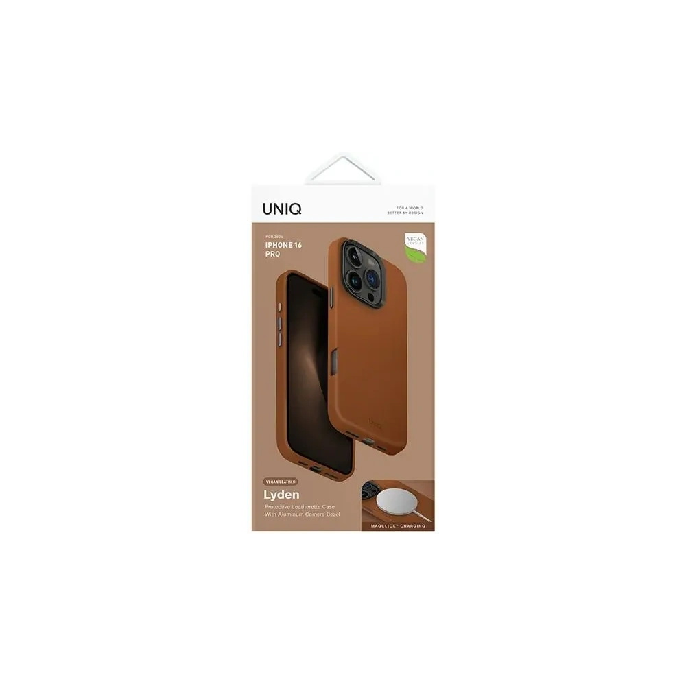 Etui UNIQ Lyden Apple iPhone 16 Pro Magclick Charging karmel/caramel