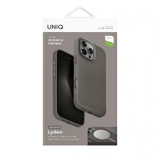 Kup UNIQ Lyden Apple iPhone 16 Pro Max Magclick Ladegerät flint grau - UNIQ1364 - {ean13} - Sklep Home Screen