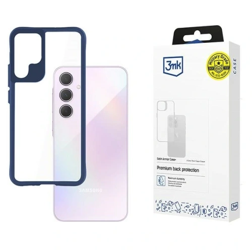 Kup 3MK Satin Armor Case+ Samsung Galaxy A35 5G modrý - 3MK15650 - {ean13} - Sklep Home Screen