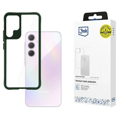 Kup 3MK Satin Armor Case+ Samsung Galaxy A35 5G grün - 3MK15651 - {ean13} - Sklep Home Screen