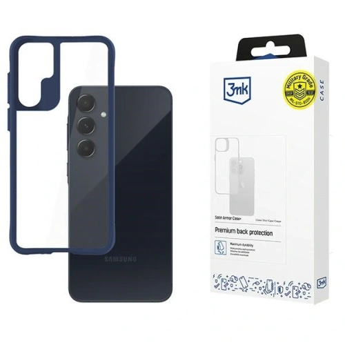 Kup 3MK Satin Armor Case+ Samsung Galaxy A55 5G modrý - 3MK15655 - {ean13} - Sklep Home Screen