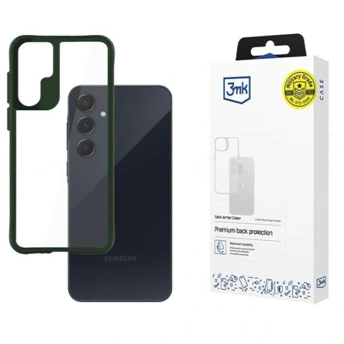 Kup 3MK Satin Armor Case+ Samsung Galaxy A55 5G zelená - 3MK15656 - {ean13} - Sklep Home Screen