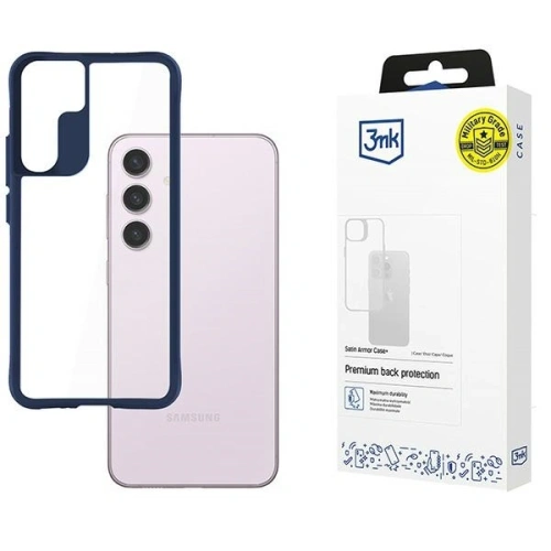 Kup Etui 3MK Satin Armor Case+ Samsung Galaxy S24 niebieski/blue - 3MK15661 - {ean13} - Sklep Home Screen