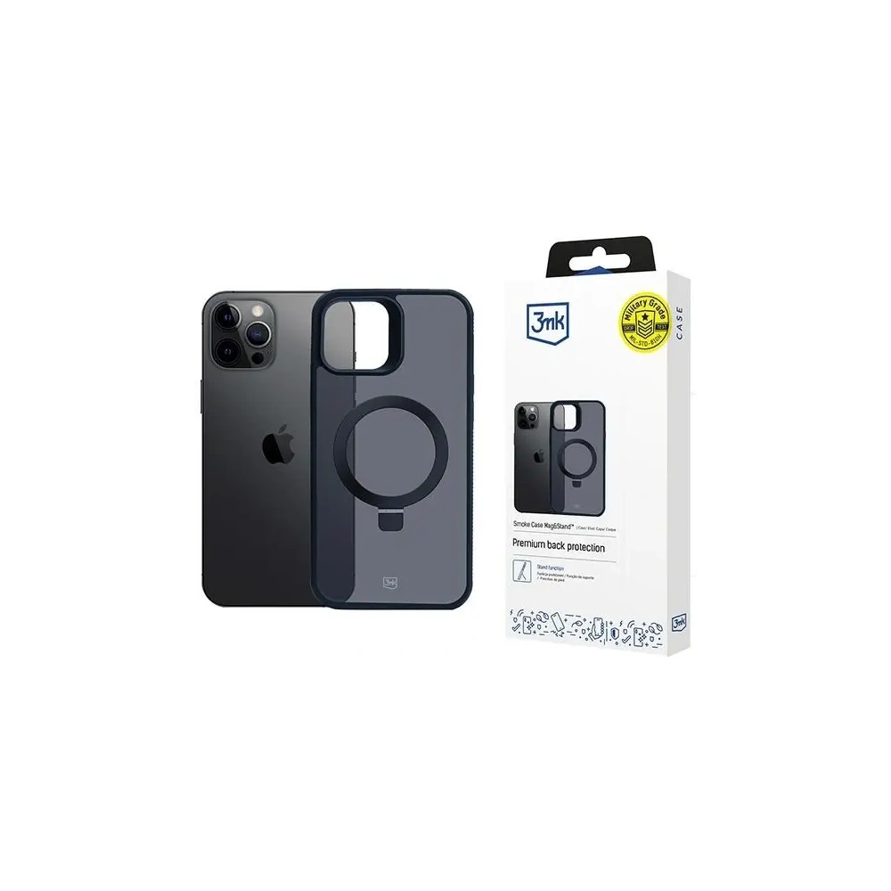 Etui 3MK Smoke Case Apple iPhone 12 Pro Max MagSafe & Stand