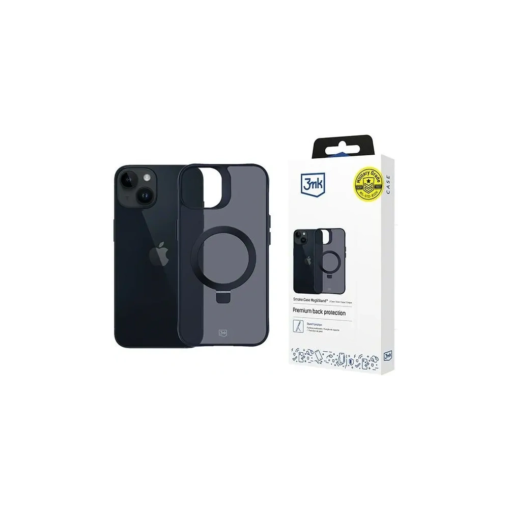 Etui 3MK Smoke Case Apple iPhone 13 / 14 MagSafe & Stand