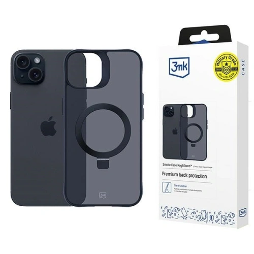 Buy 3MK Smoke Case Apple iPhone 15 Plus MagSafe & Stand - 3MK15671 - {ean13} - Home Screen Store Europe