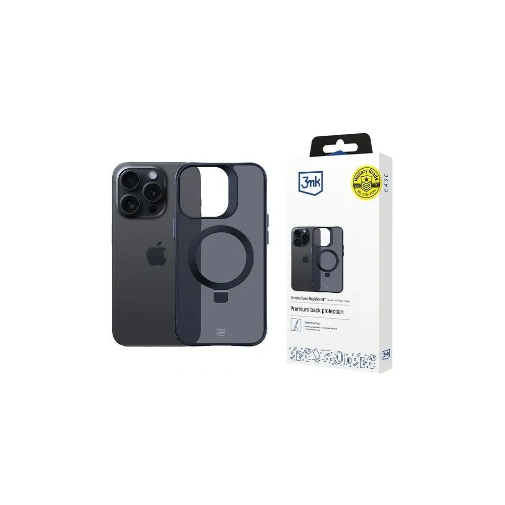 Etui 3MK Smoke Case Apple iPhone 16 Pro MagSafe & Stand