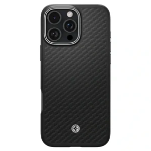 Kup Spigen Enzo Aramid Mag MagSafe Apple iPhone 16 Pro Max Fekete/ezüst - SPN16481 - {ean13} - Sklep Home Screen