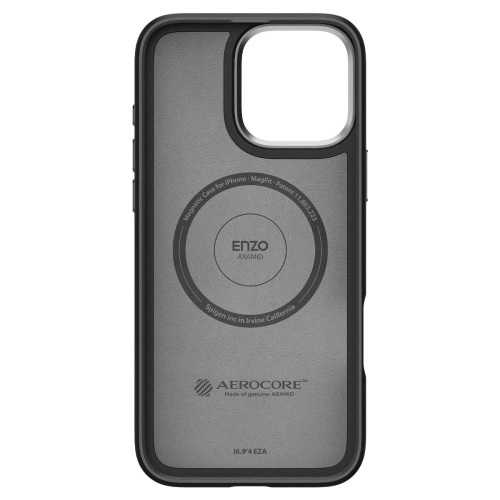 Kup Spigen Enzo Aramid Mag MagSafe Apple iPhone 16 Pro Max Negru/silver - SPN16481 - {ean13} - Sklep Home Screen