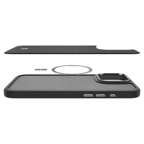 Kup Spigen Enzo Aramid Mag MagSafe Apple iPhone 16 Pro Max Negru/silver - SPN16481 - {ean13} - Sklep Home Screen