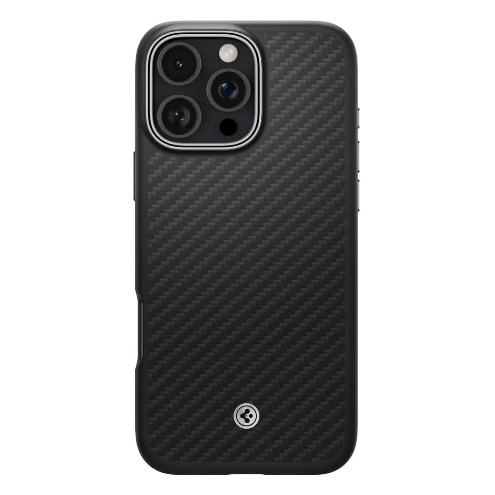 Etui Spigen Enzo Aramid Mag MagSafe Apple iPhone 16 Pro Black/silver