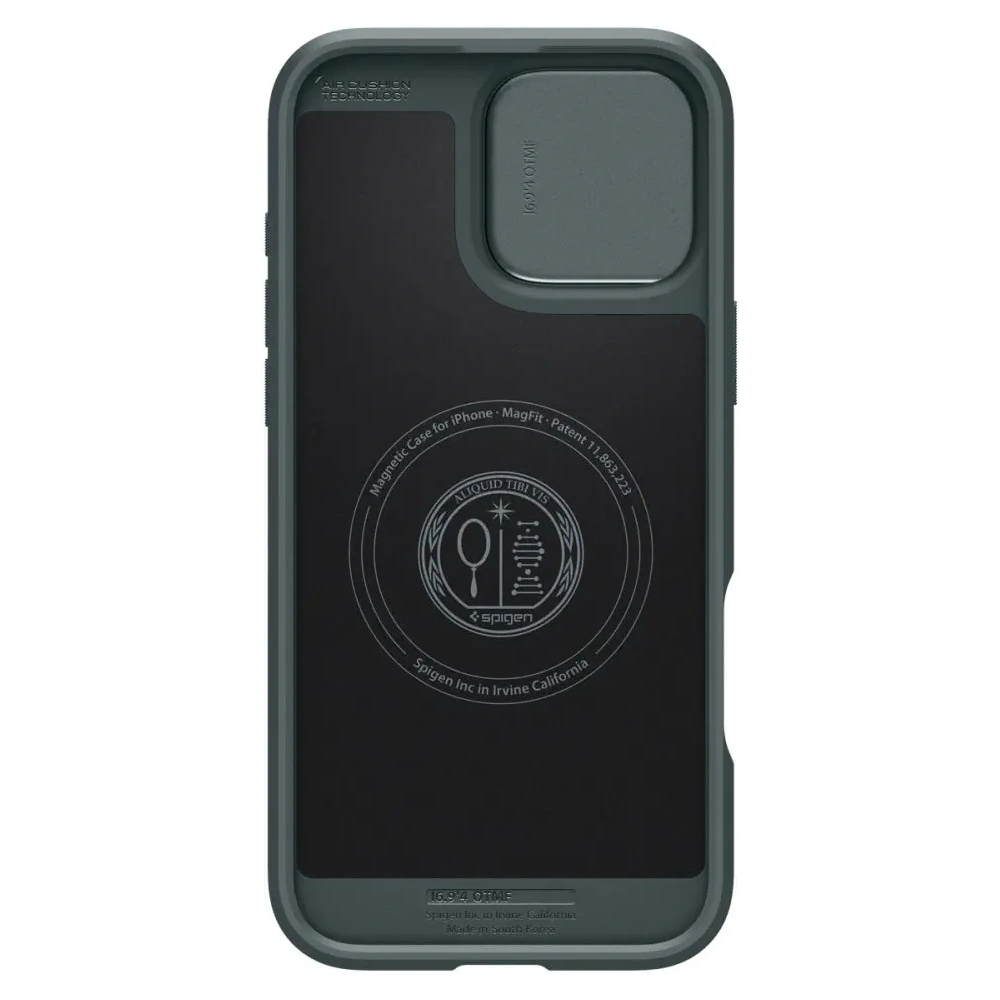 Etui Spigen Optik Armor Mag MagSafe Apple iPhone 16 Pro Abyss Green