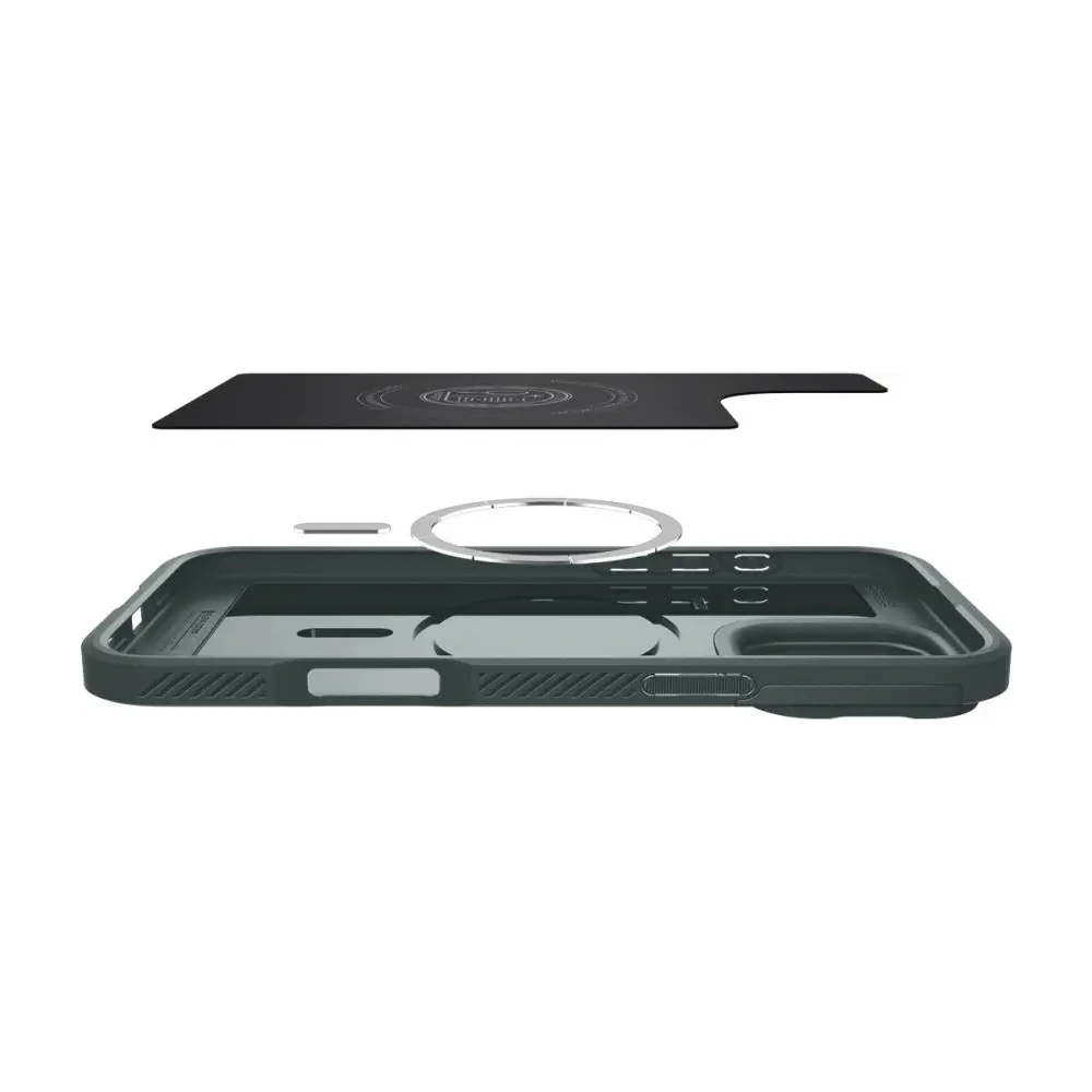 Etui Spigen Optik Armor Mag MagSafe Apple iPhone 16 Pro Abyss Green