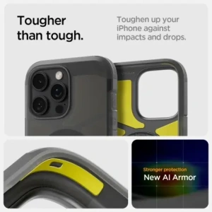 Kup Spigen Tough Armor Mag MagSafe Apple iPhone 16 Pro Max Frost Fekete - SPN16485 - {ean13} - Sklep Home Screen