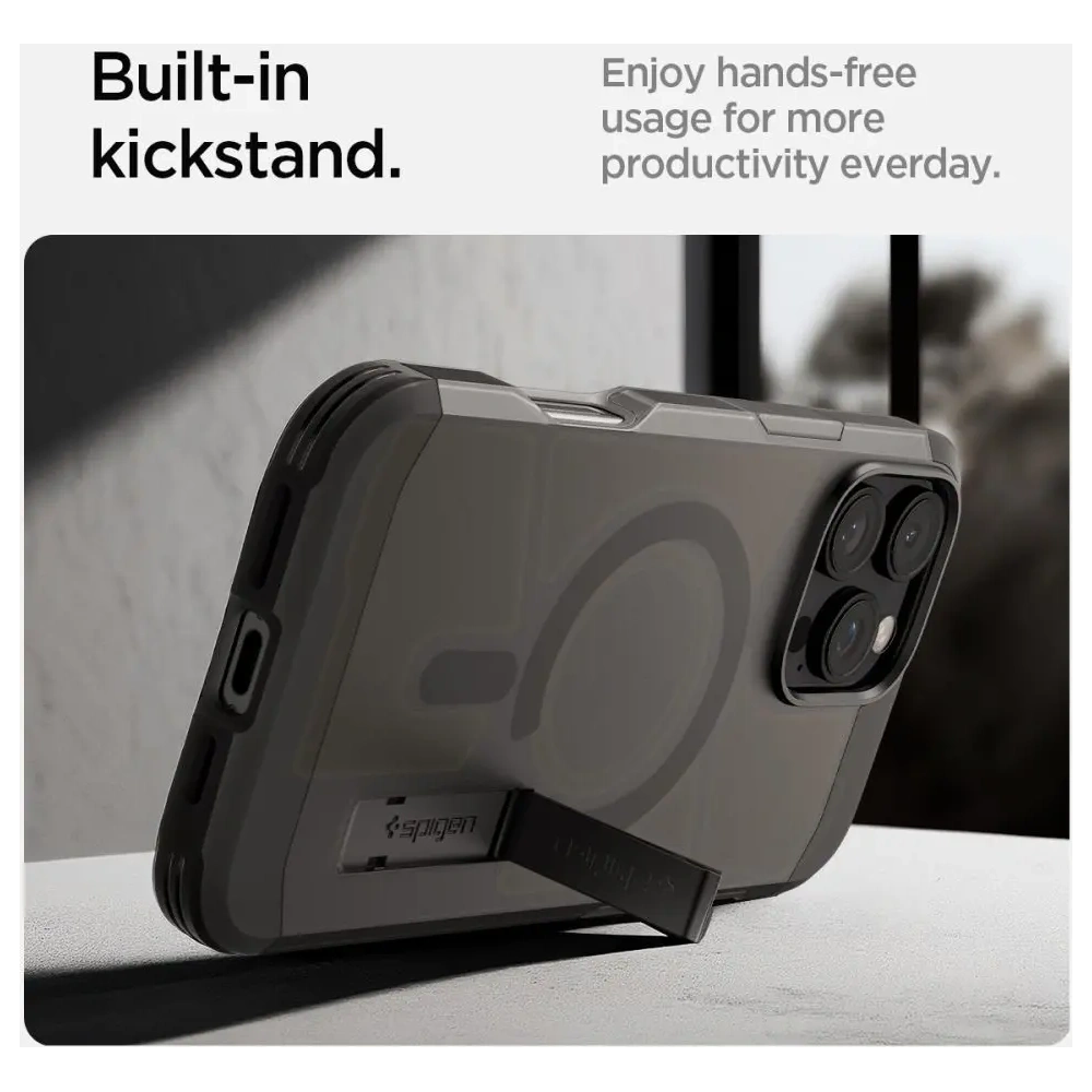 Etui Spigen Tough Armor Mag MagSafe Apple iPhone 16 Pro Max Frost Black