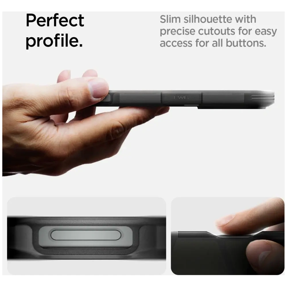 Etui Spigen Tough Armor Mag MagSafe Apple iPhone 16 Pro Max Frost Black